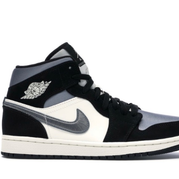NIKE NEW Air Jordan 1 Mid SE “Black/Smoke Grey-Sail” main image 5